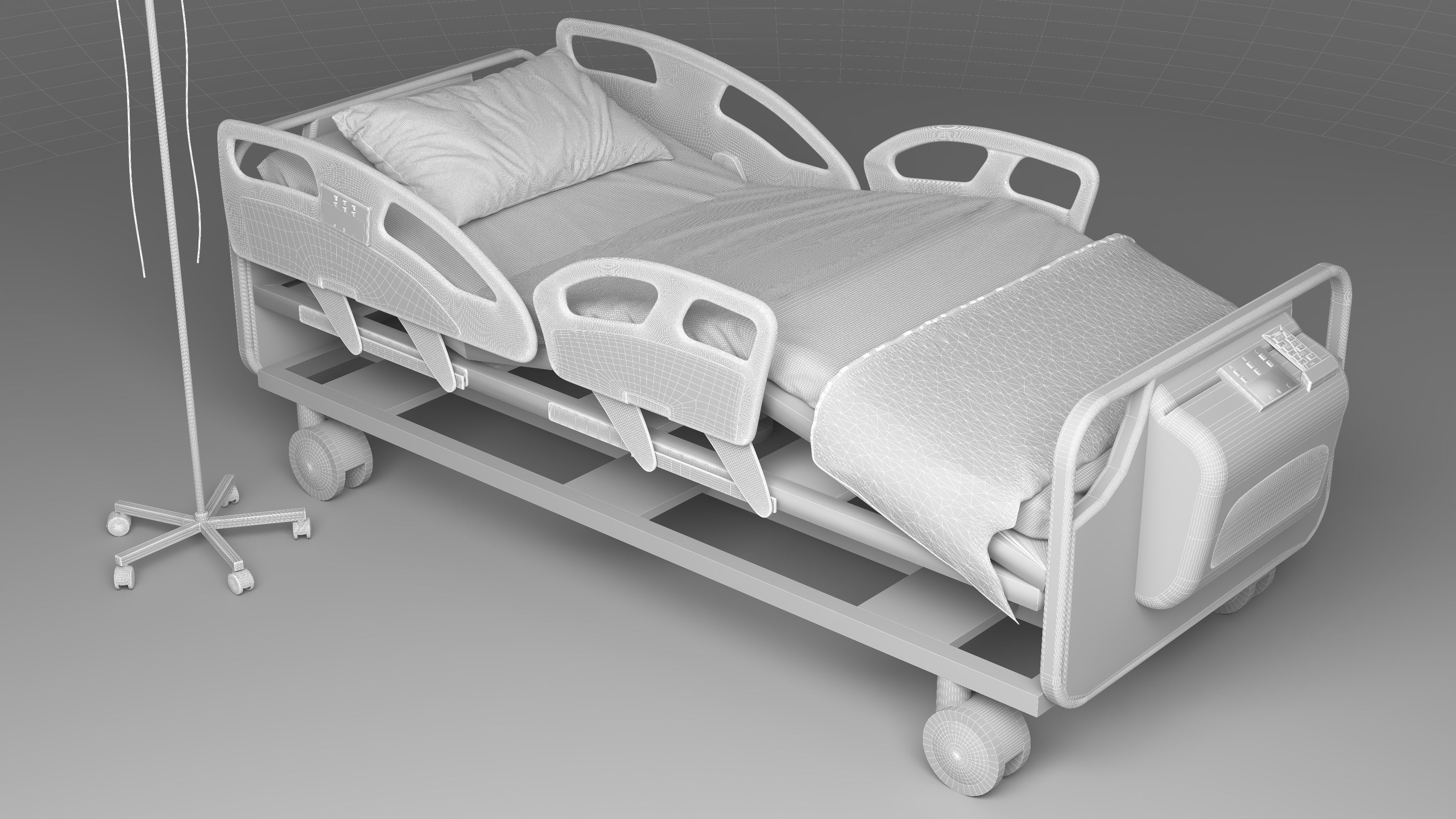 Moveable Operating Bed 4K 3D model_18