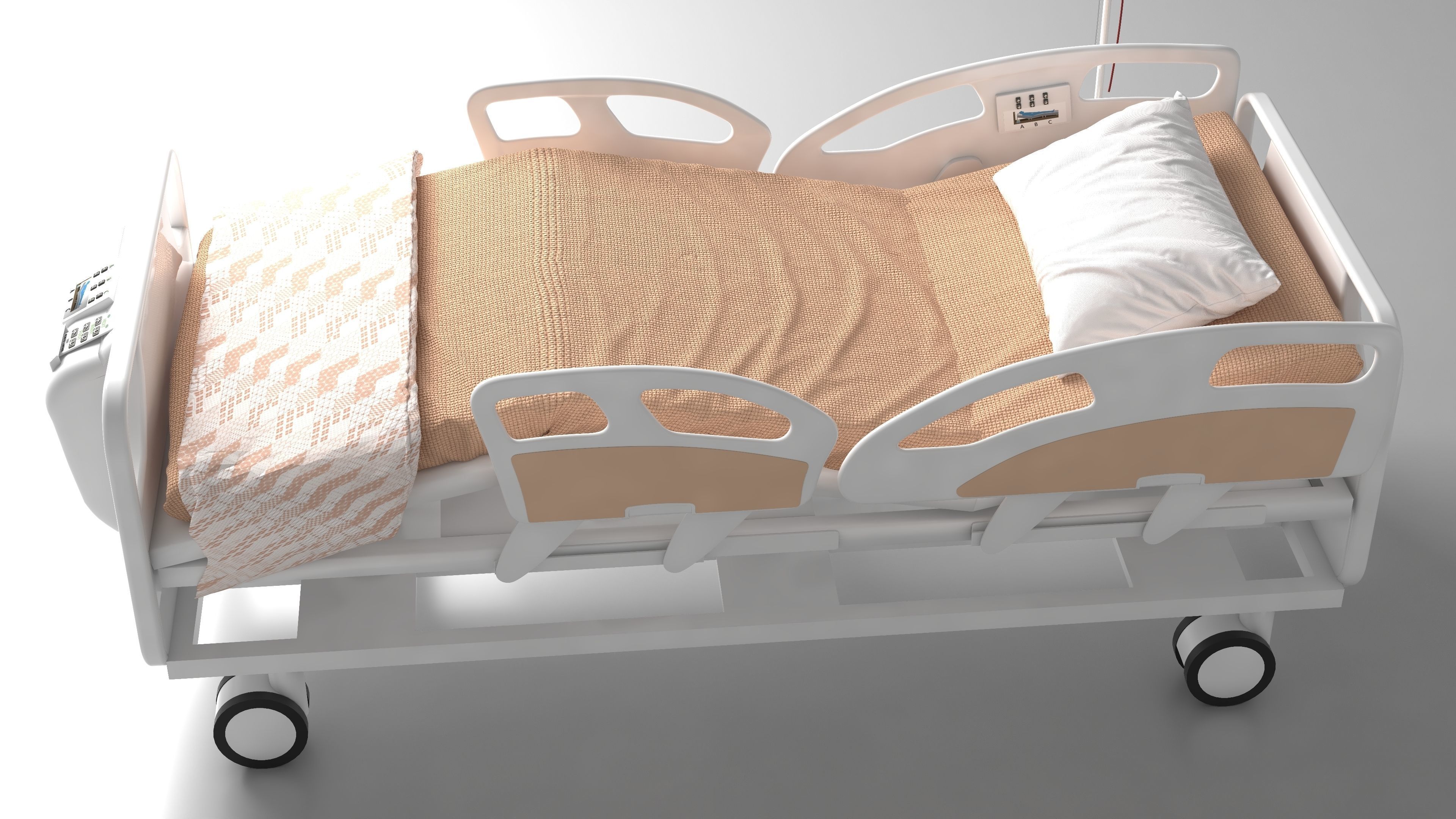 Moveable Operating Bed 4K 3D model_12