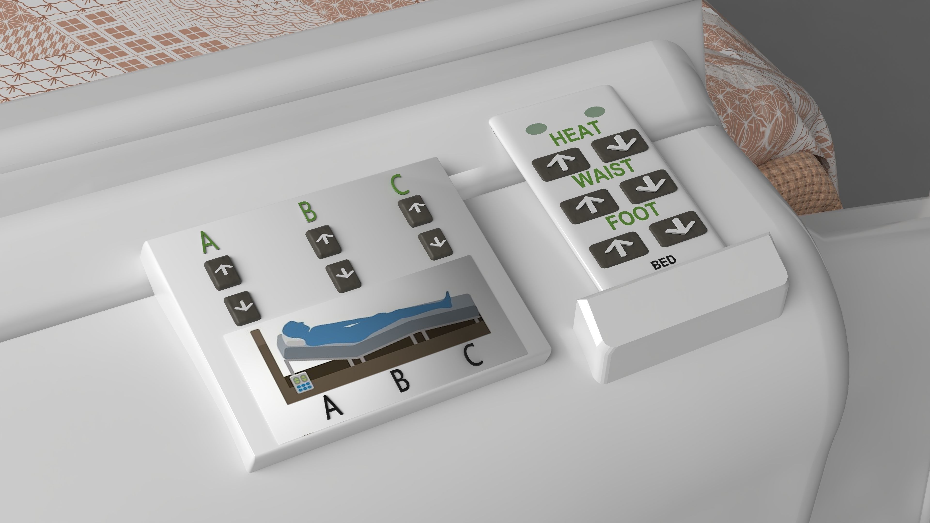 Moveable Operating Bed 4K 3D model_9