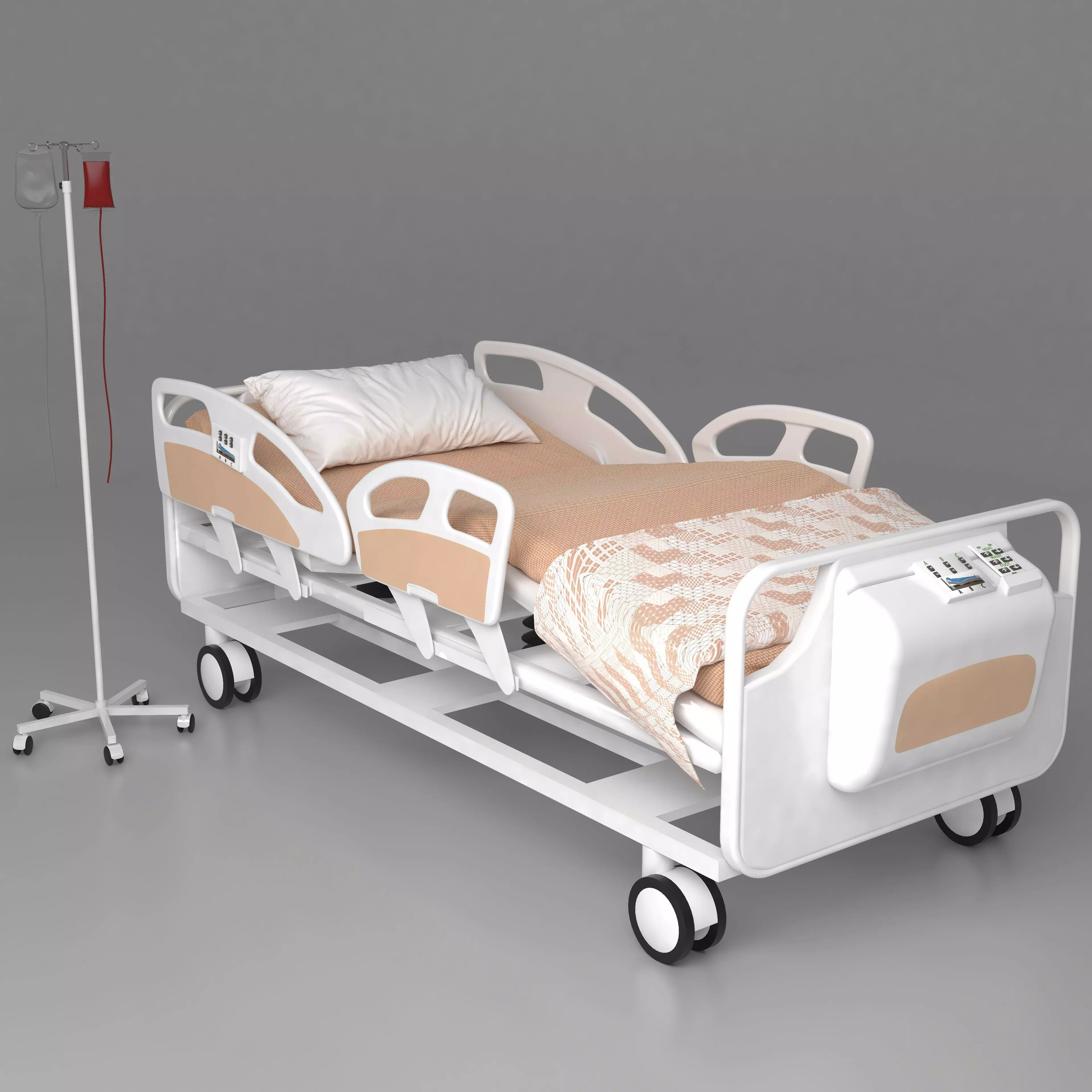 Moveable Operating Bed 4K 3D model_0