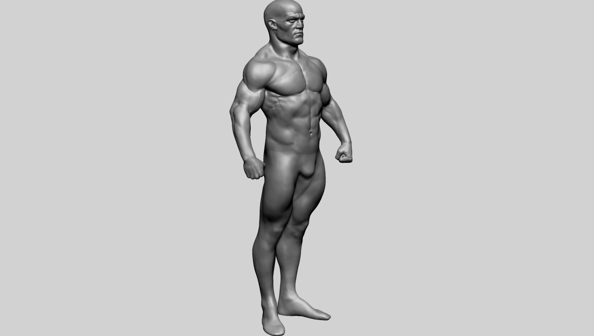 Superhero Base C 3D model_2