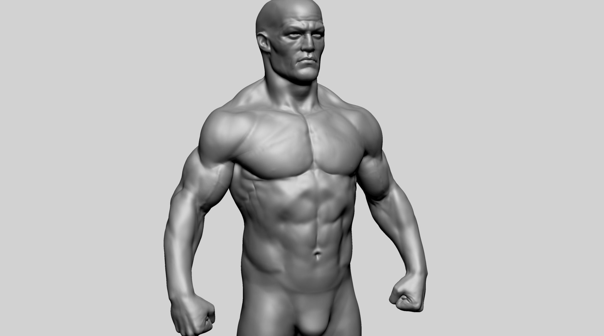 Superhero Base C 3D model_8