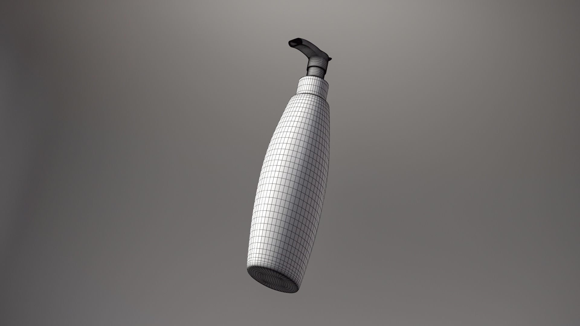 Pet Shampoo Low-poly 3D model_11