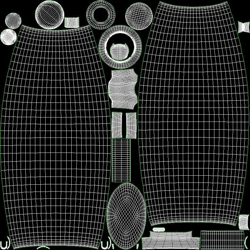 Pet Shampoo Low-poly 3D model_10