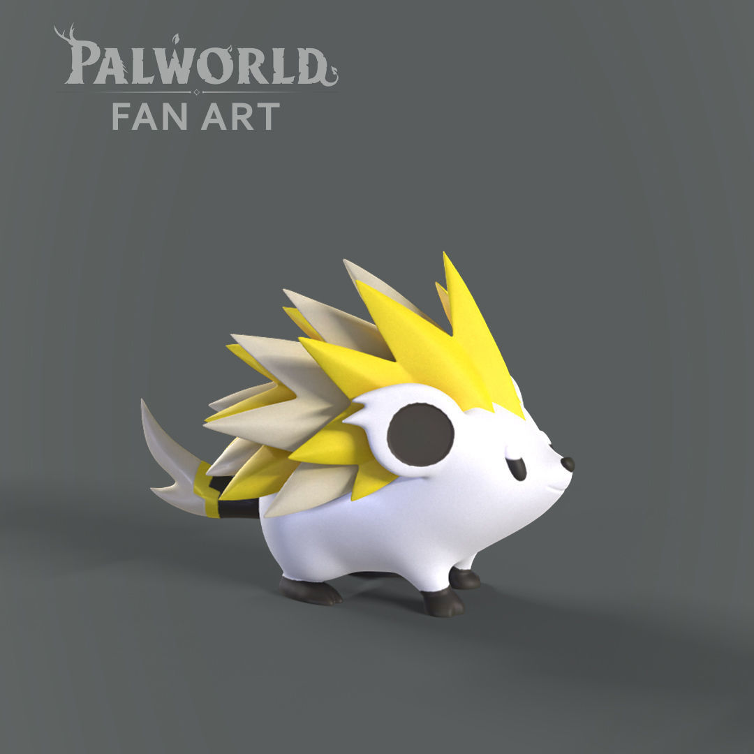 PALWORLD 12 - JOLTHOG FANART 3D print model_3