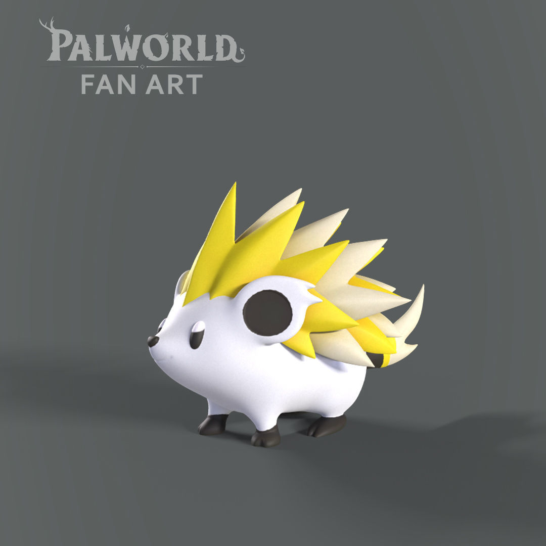 PALWORLD 12 - JOLTHOG FANART 3D print model_1