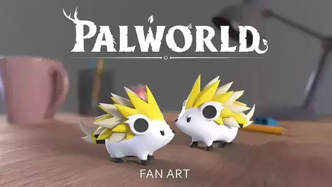 PALWORLD 12 - JOLTHOG FANART