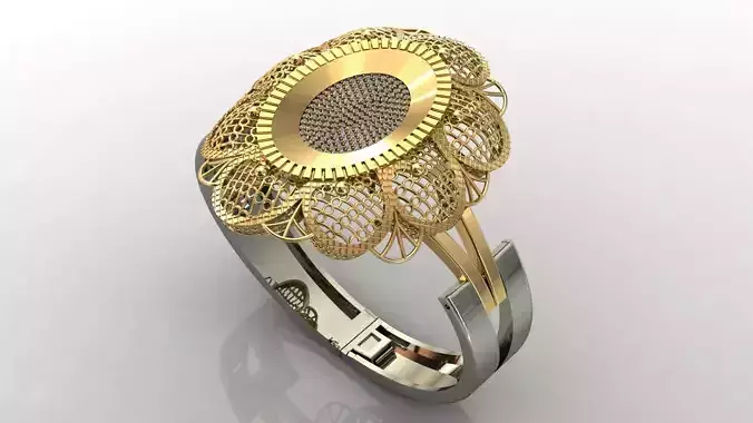 STL 3DM Diamond With Stone Womens Bracelets Women Bracelet