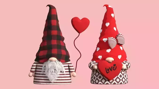 Valentine gnomes
