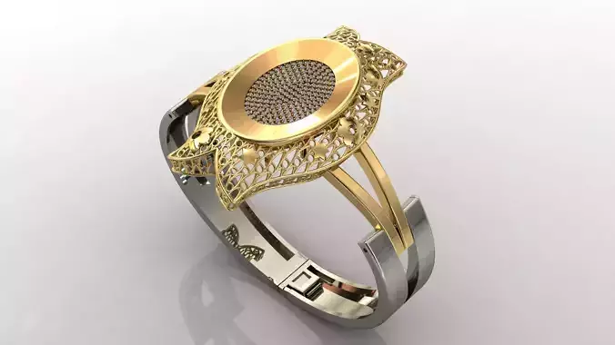 STL 3DM Diamond With Stone Womens Bracelets Women Bracelet