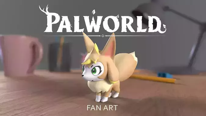 PALWORLD 14 - VIXY FANART
