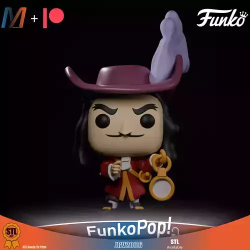 JRV2006 POP CAPTAIN HOOK 3D print model