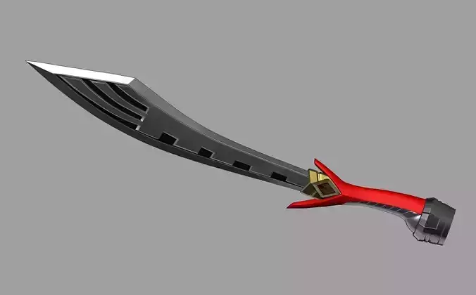 kamen rider ryuki sword  3D print model