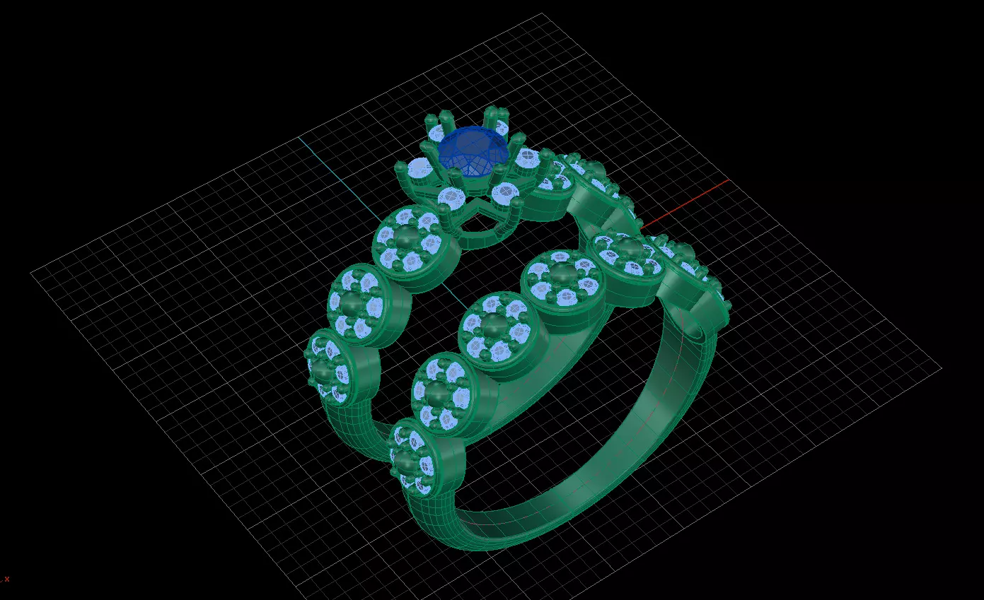 the ring 3D print model_0