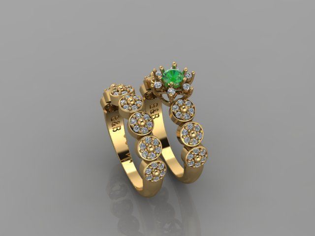 the ring 3D print model_3