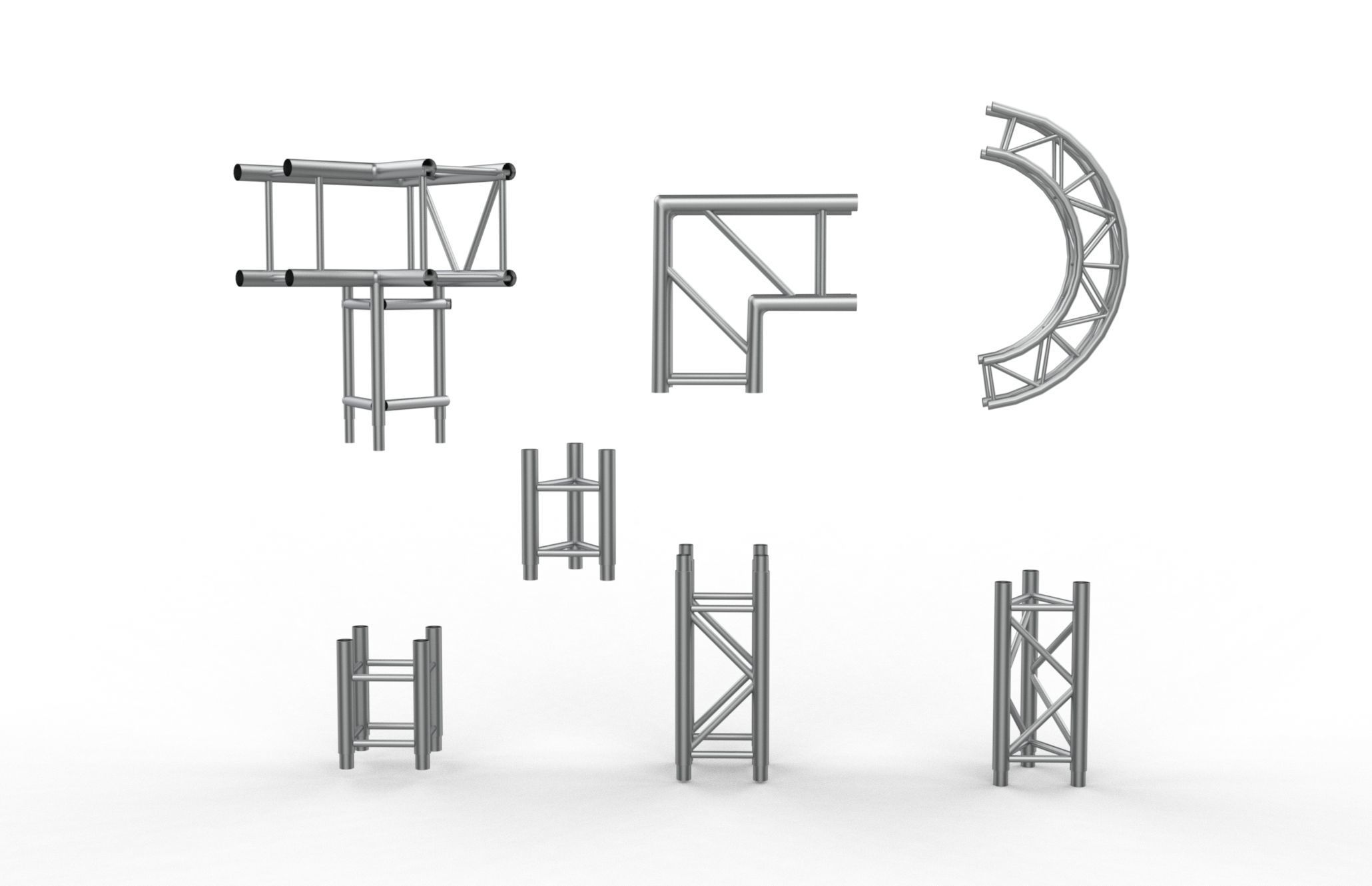 Truss design 3D model_3