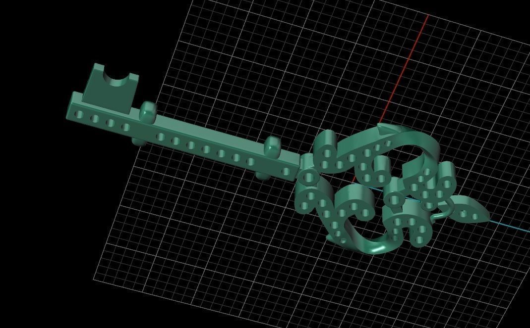 Key pendant 1 3D print model_11