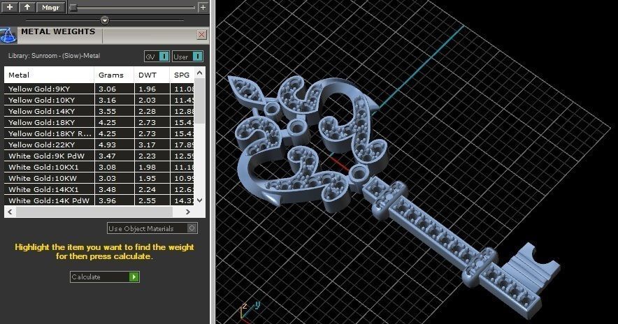Key pendant 1 3D print model_8