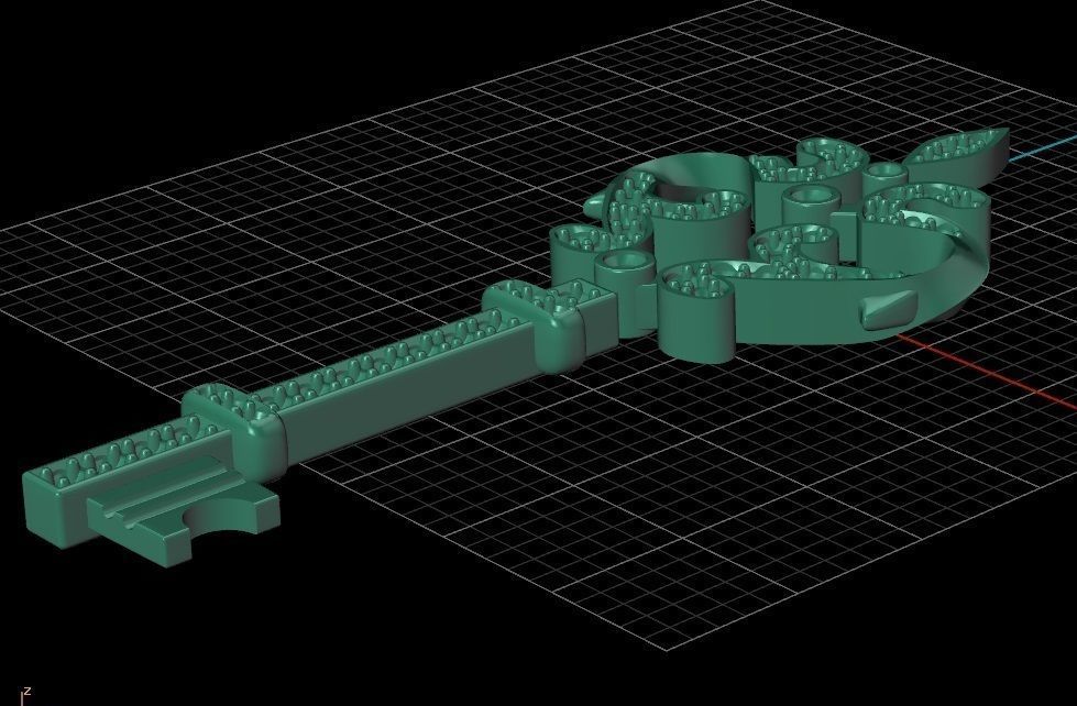 Key pendant 1 3D print model_12