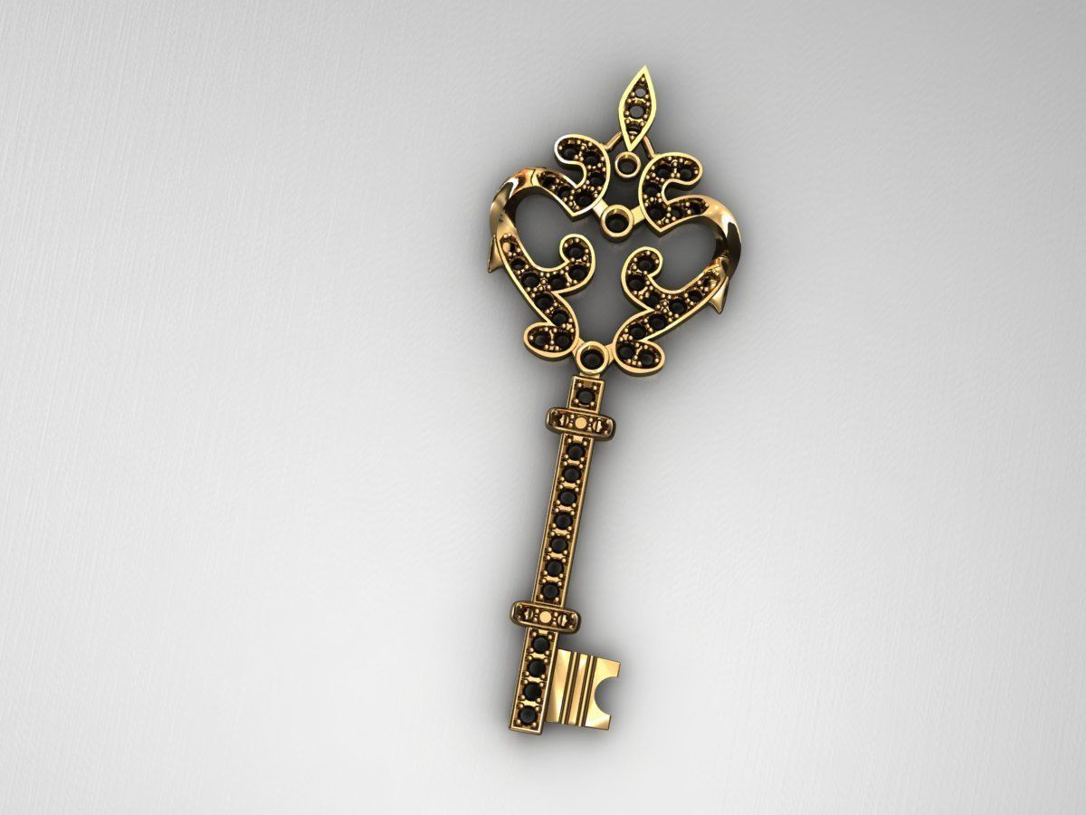 Key pendant 1 3D print model_1