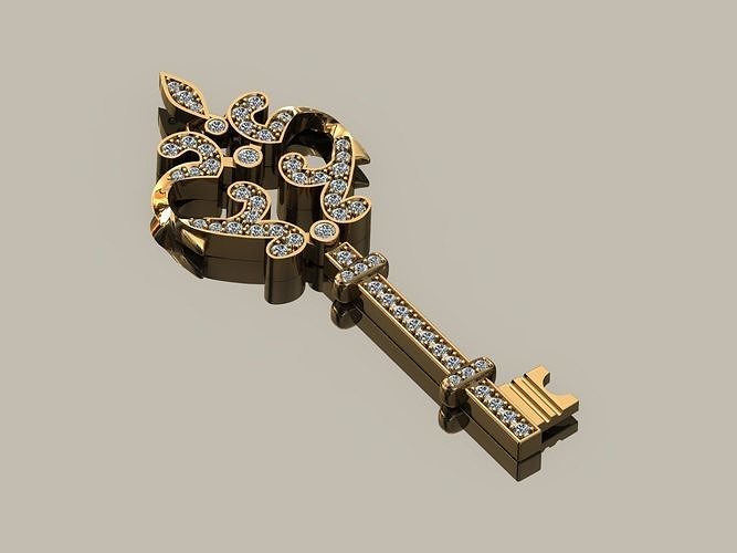 Key pendant 1 3D print model