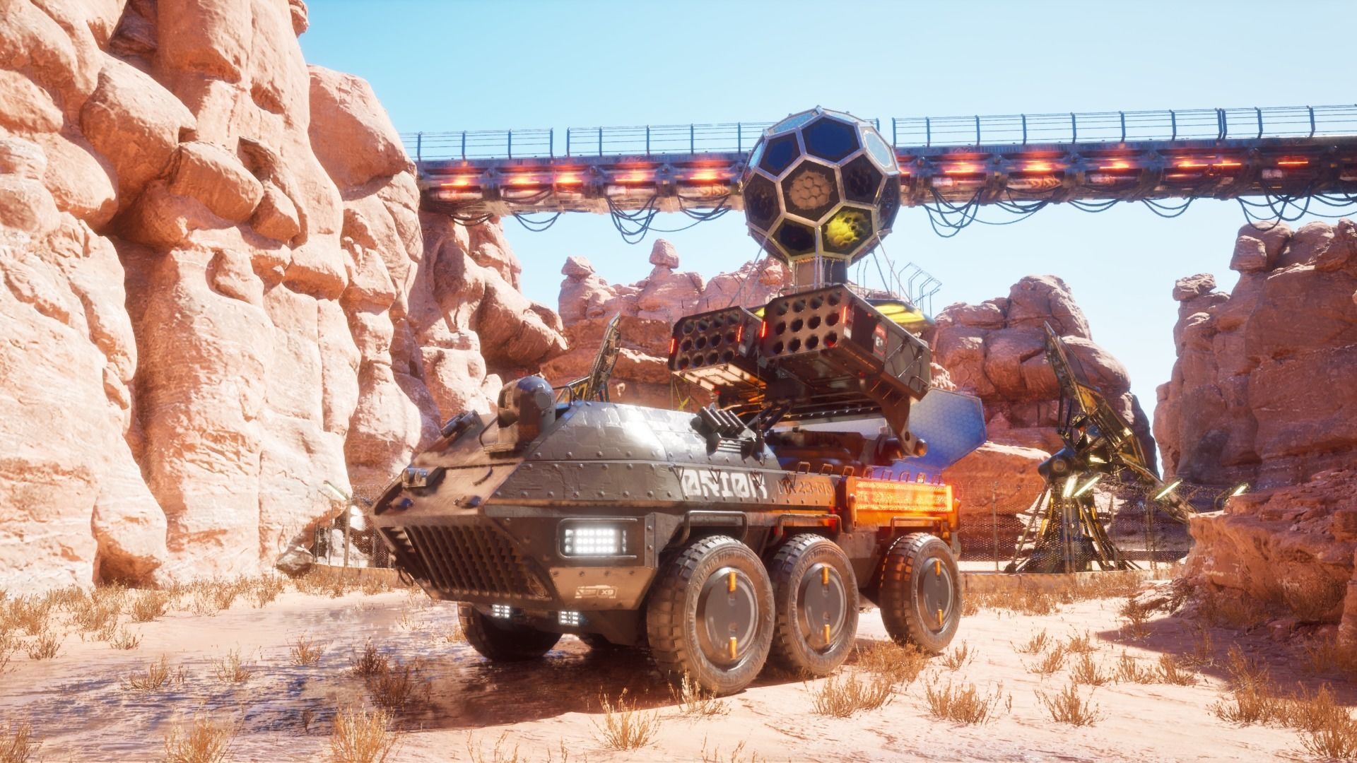 ROCKET LAUNCHER DRONE VEHICLE Low-poly 3D model_13