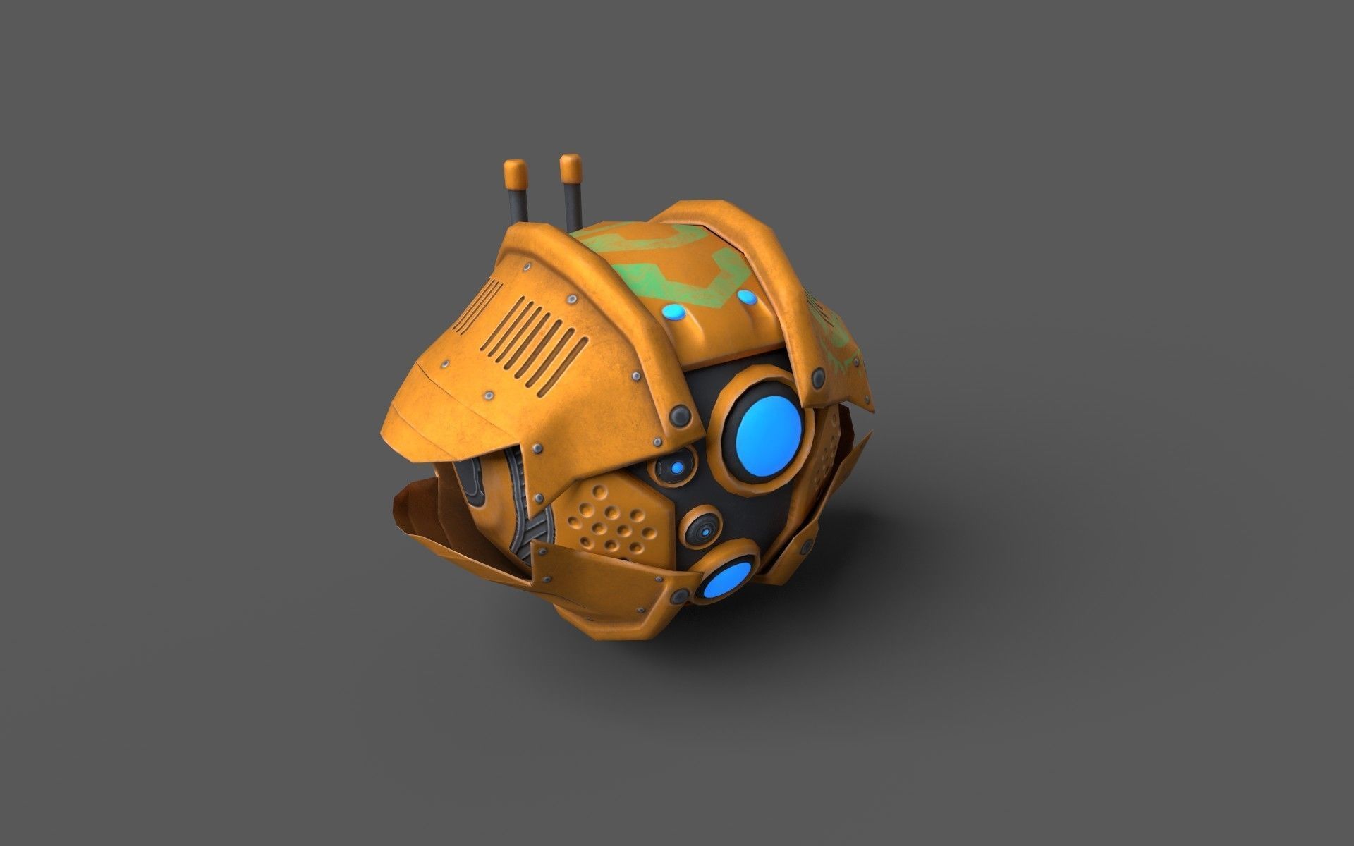 Low-poly Drones Low-poly 3D model_7