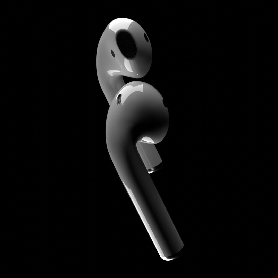Airpods first gen  3D model_2