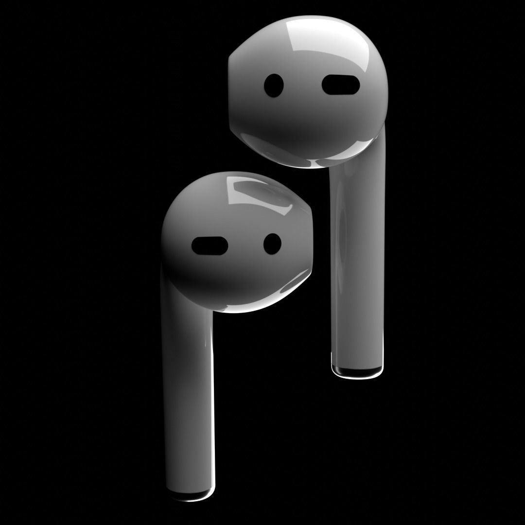 Airpods first gen  3D model_1