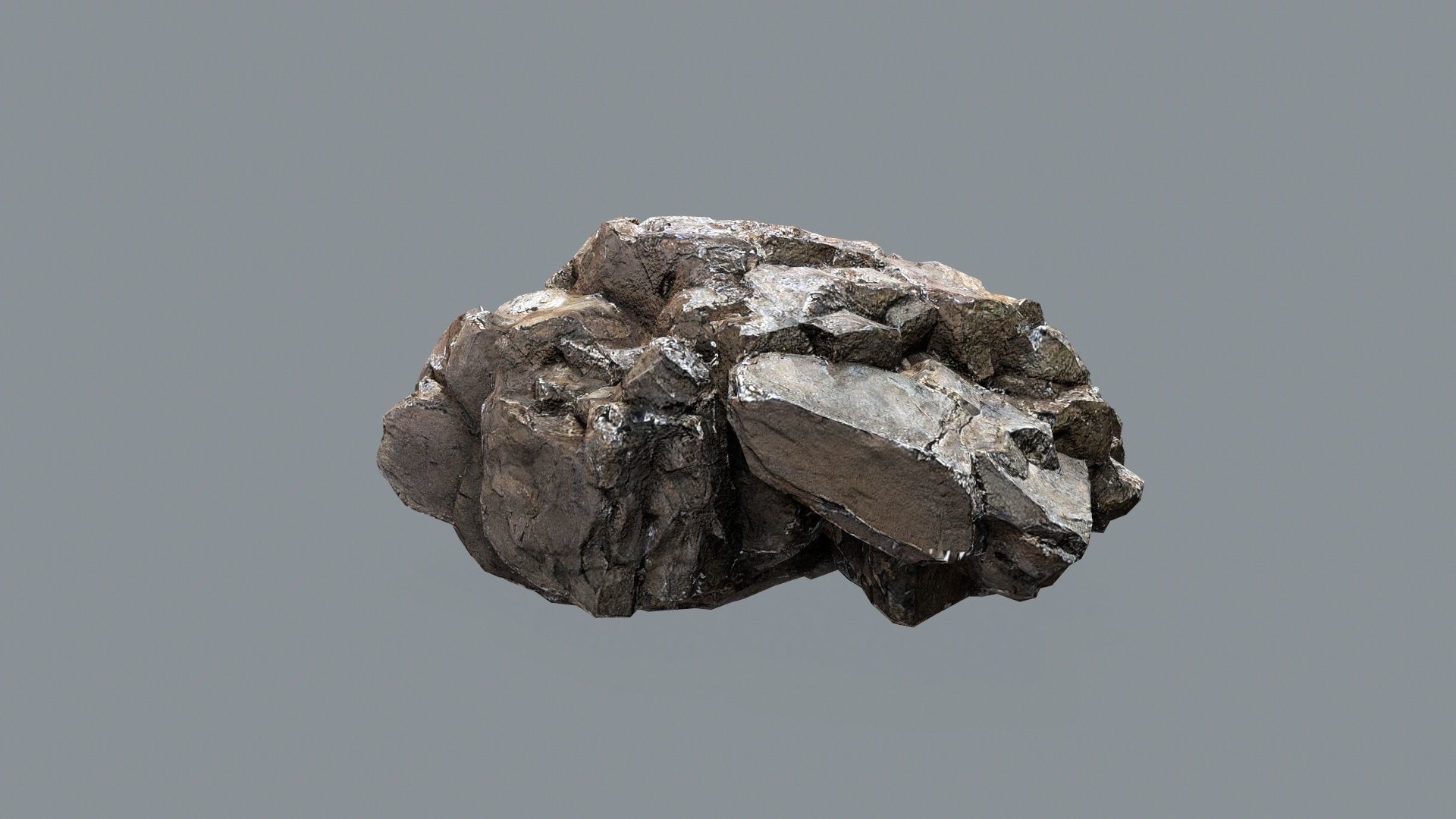 cliff rocks  Low-poly 3D model_13