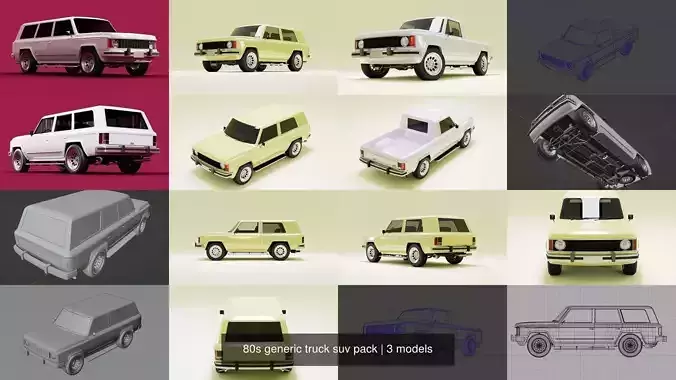 80s generic truck suv pack