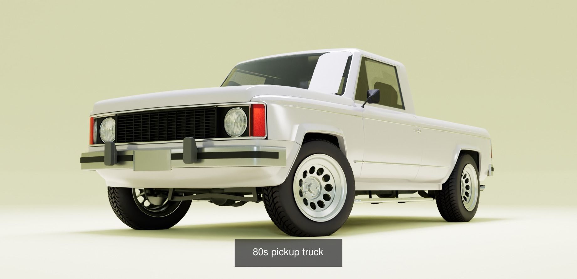 70s 80s Big SUV pack 3D Model Collection_9
