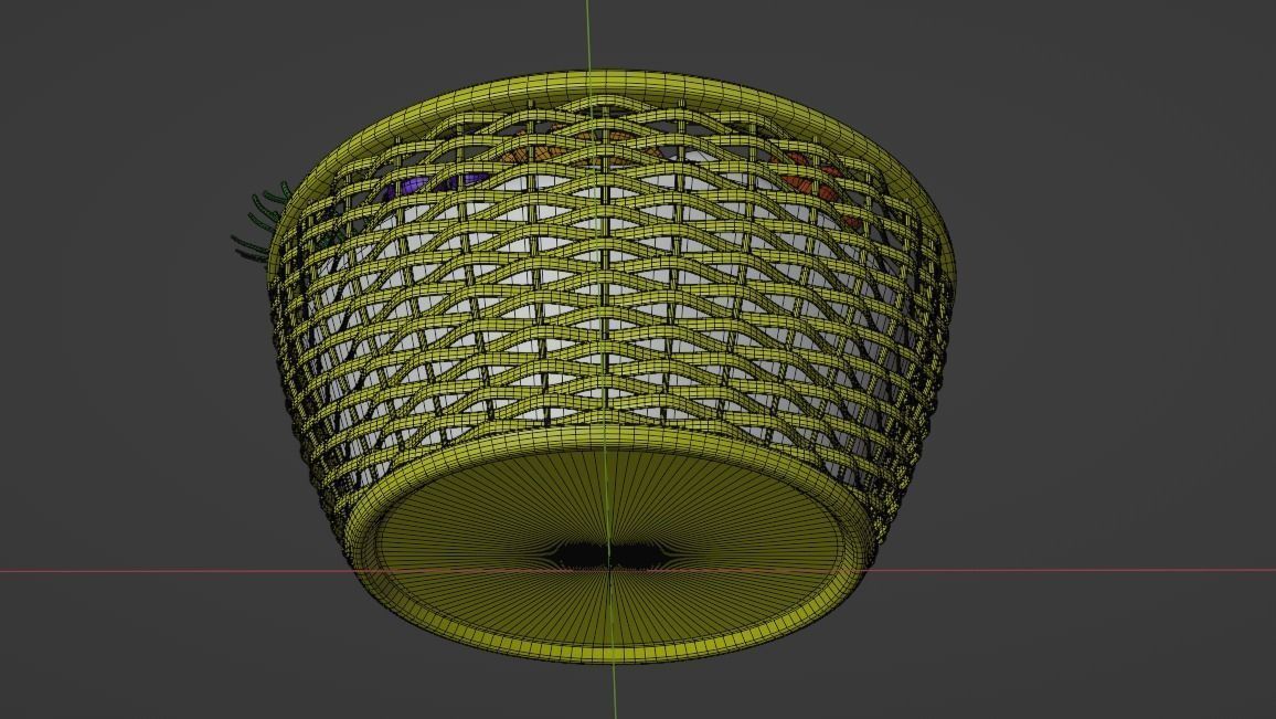 Home fragrance  Potpourri Low-poly 3D model_7