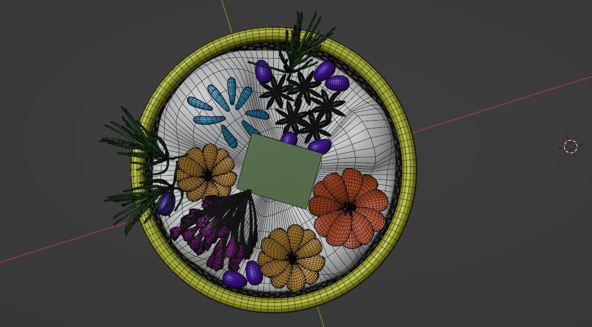 Home fragrance  Potpourri Low-poly 3D model_5