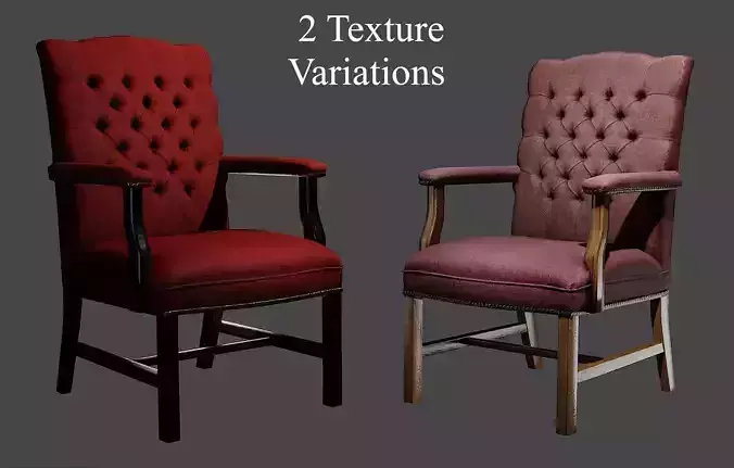 Chesterfield-Styled Business Chair