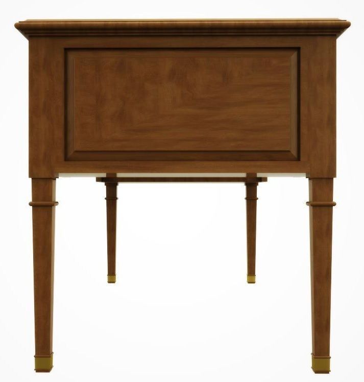 Writing desk 3D model_2