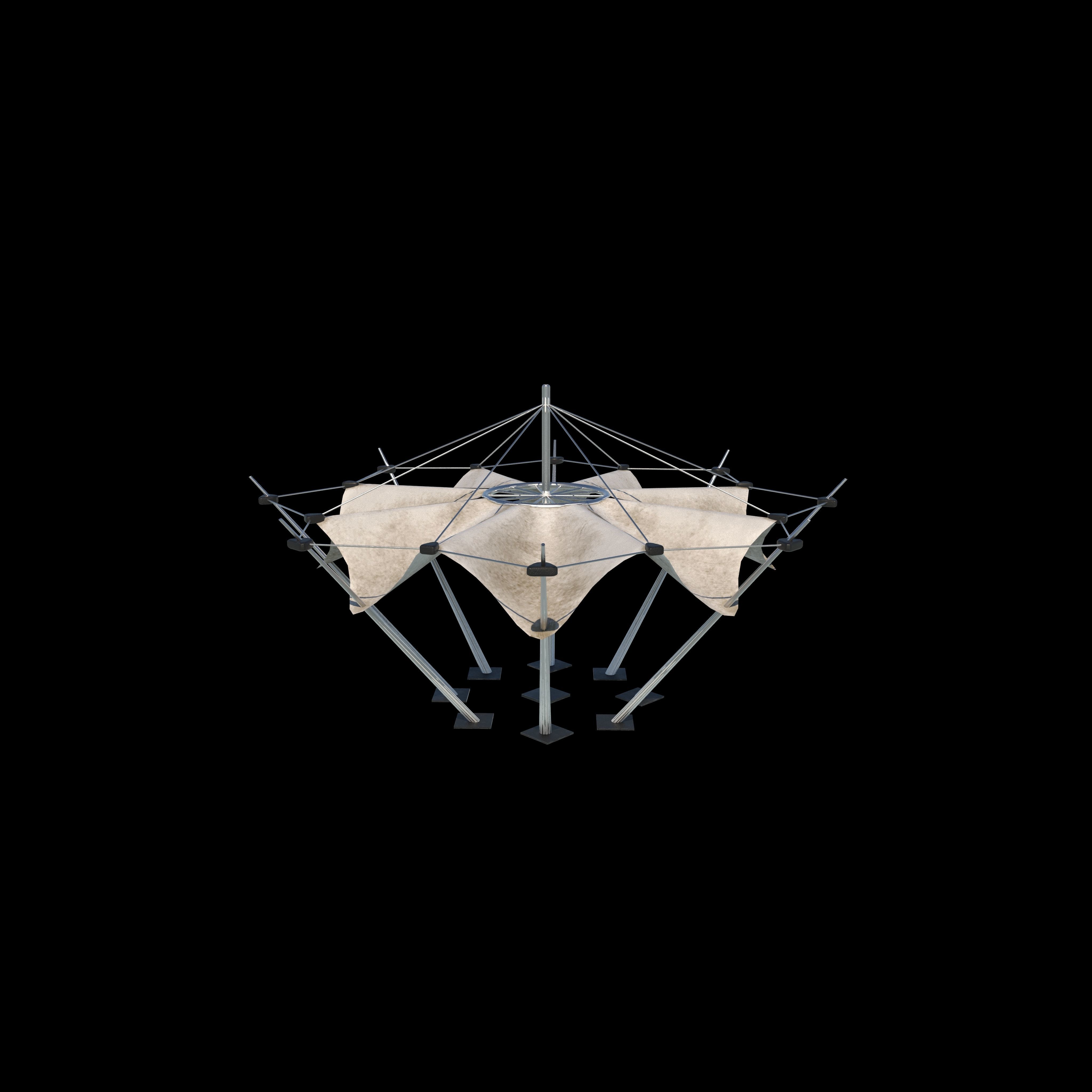 Tensile Fabric Structures 3D model_3