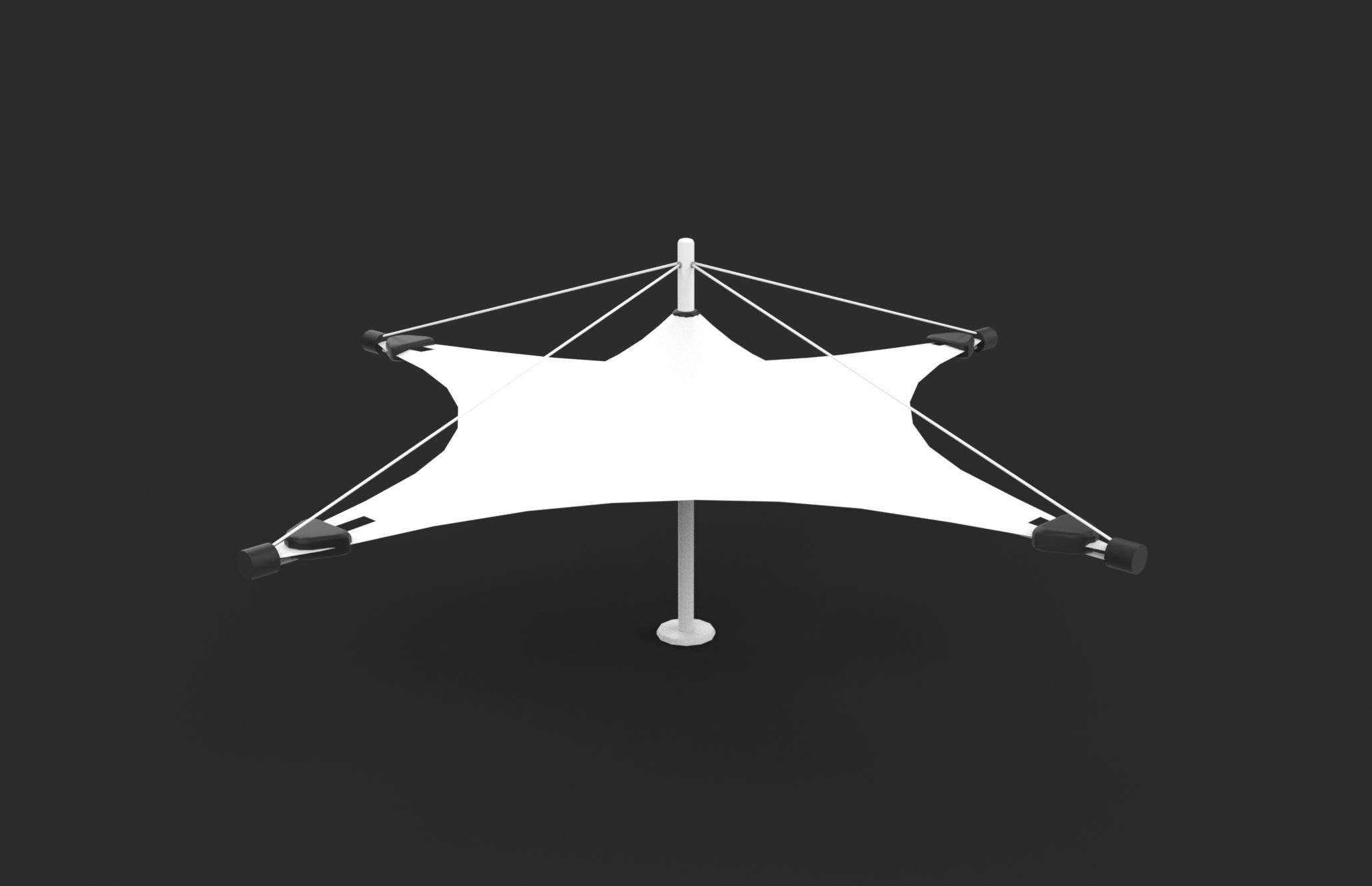 Tensile Fabric Structures 3D model_9