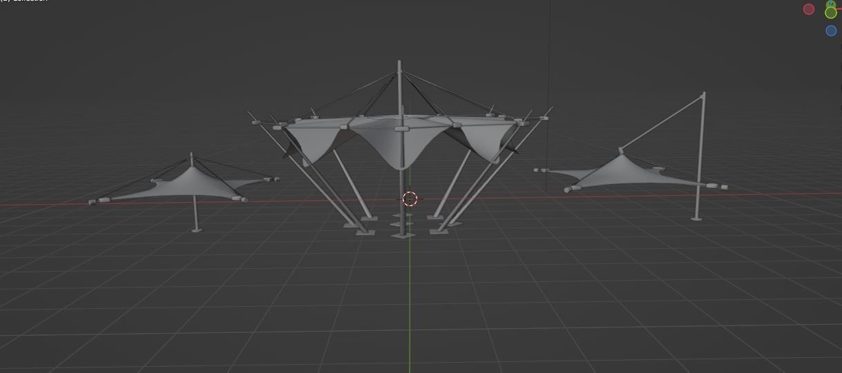 Tensile Fabric Structures 3D model_16