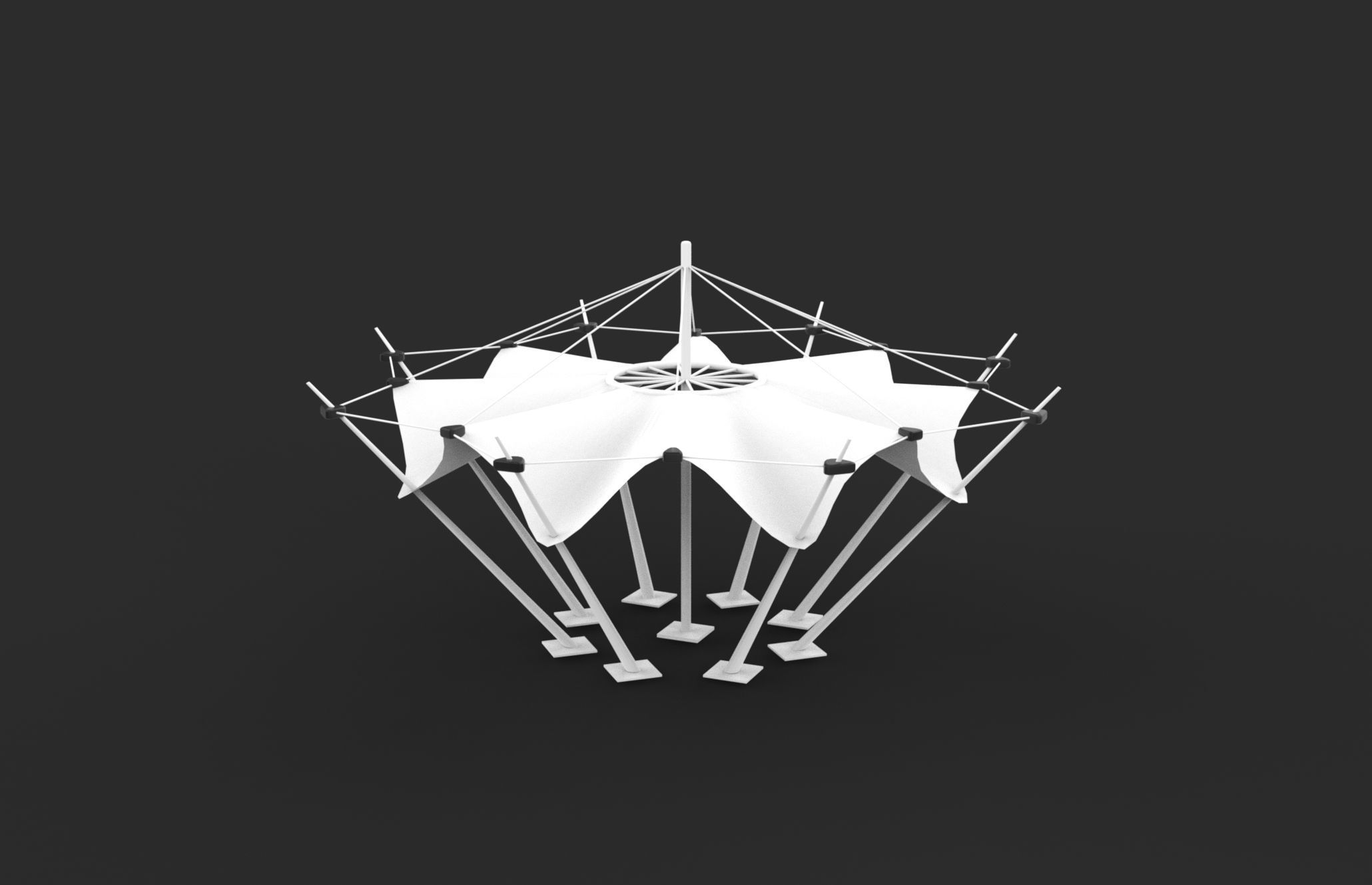 Tensile Fabric Structures 3D model_14