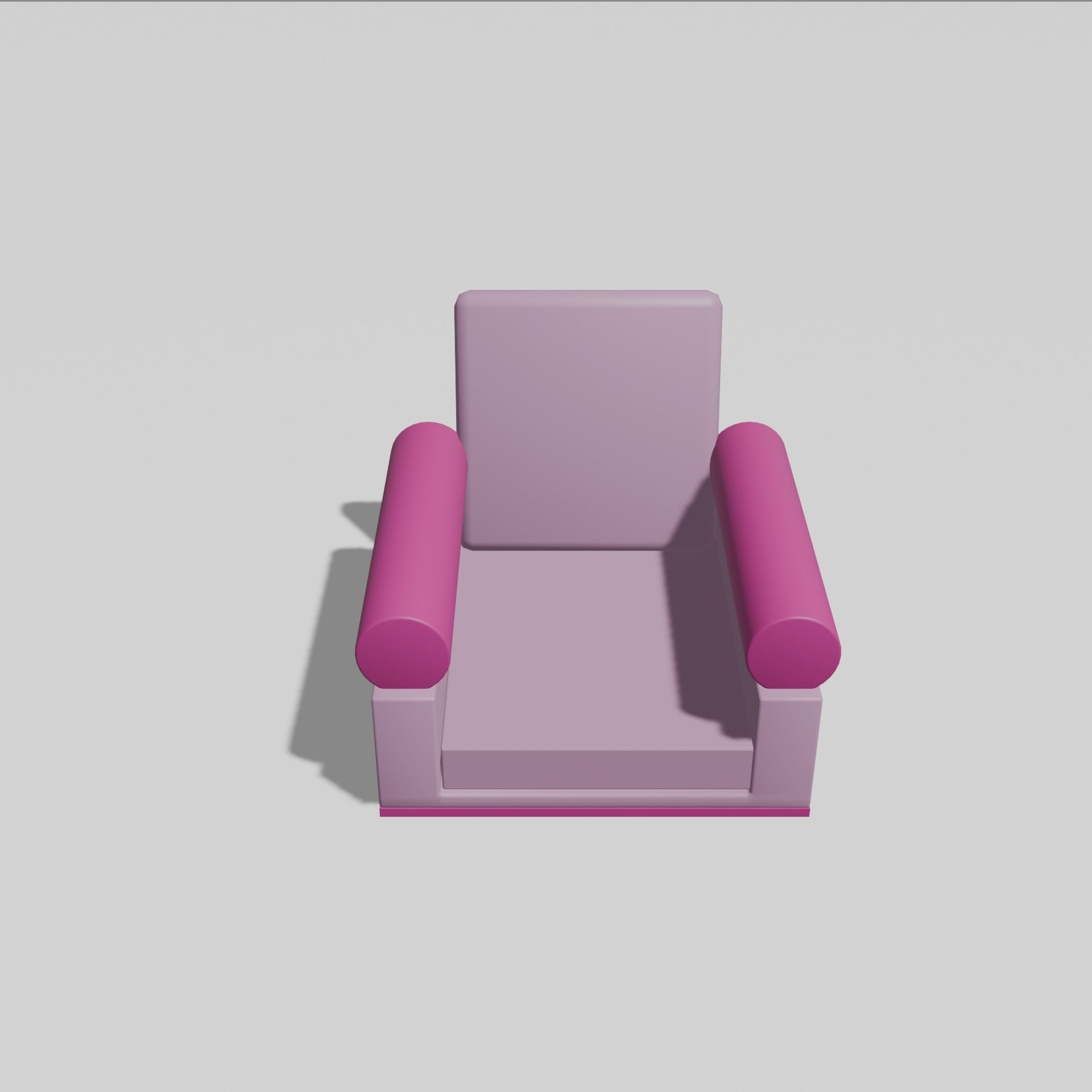 Pack of Interior Sofas Armchair - 10 Assets Low Poly 3d models Low-poly 3D model_3