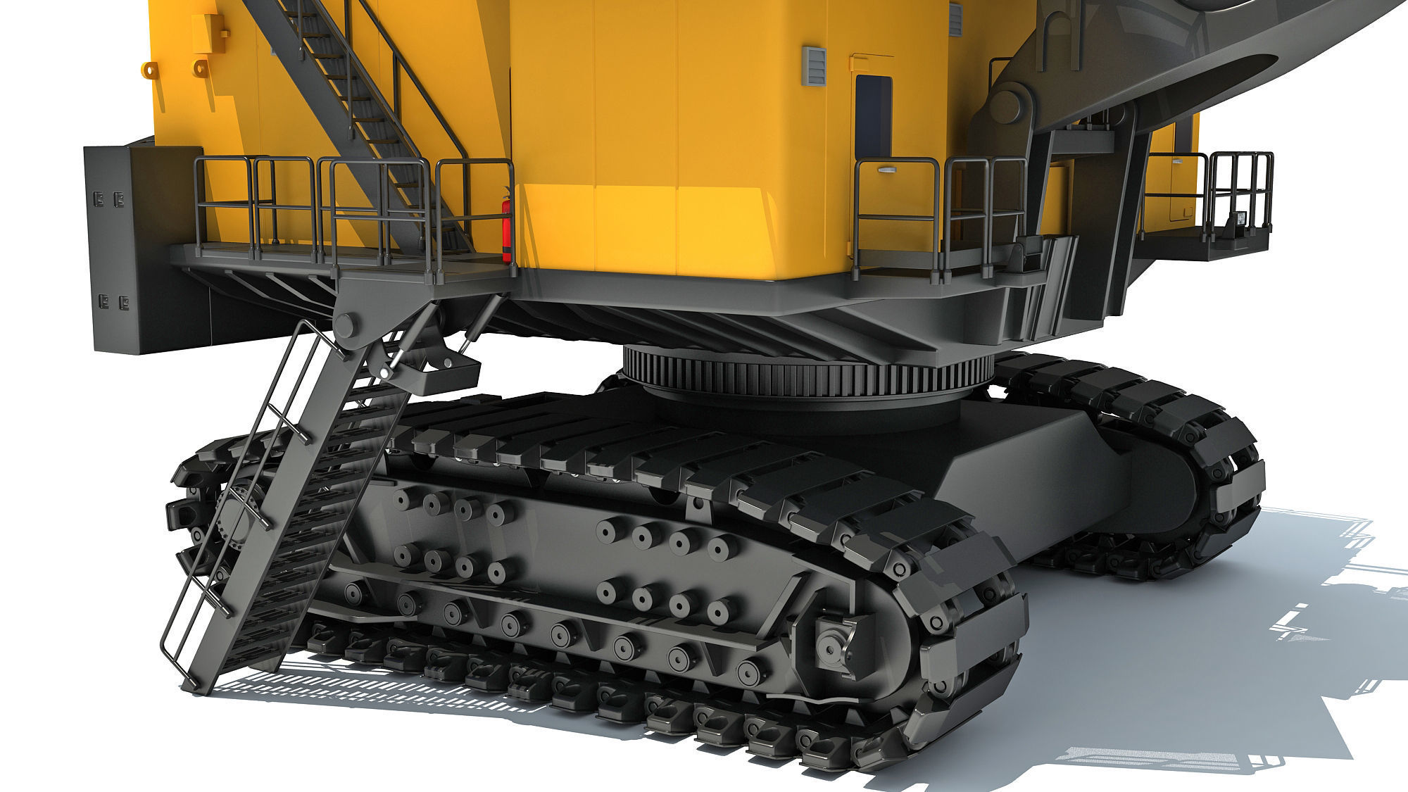 Electric Mining Rope Shovel 3D model_15