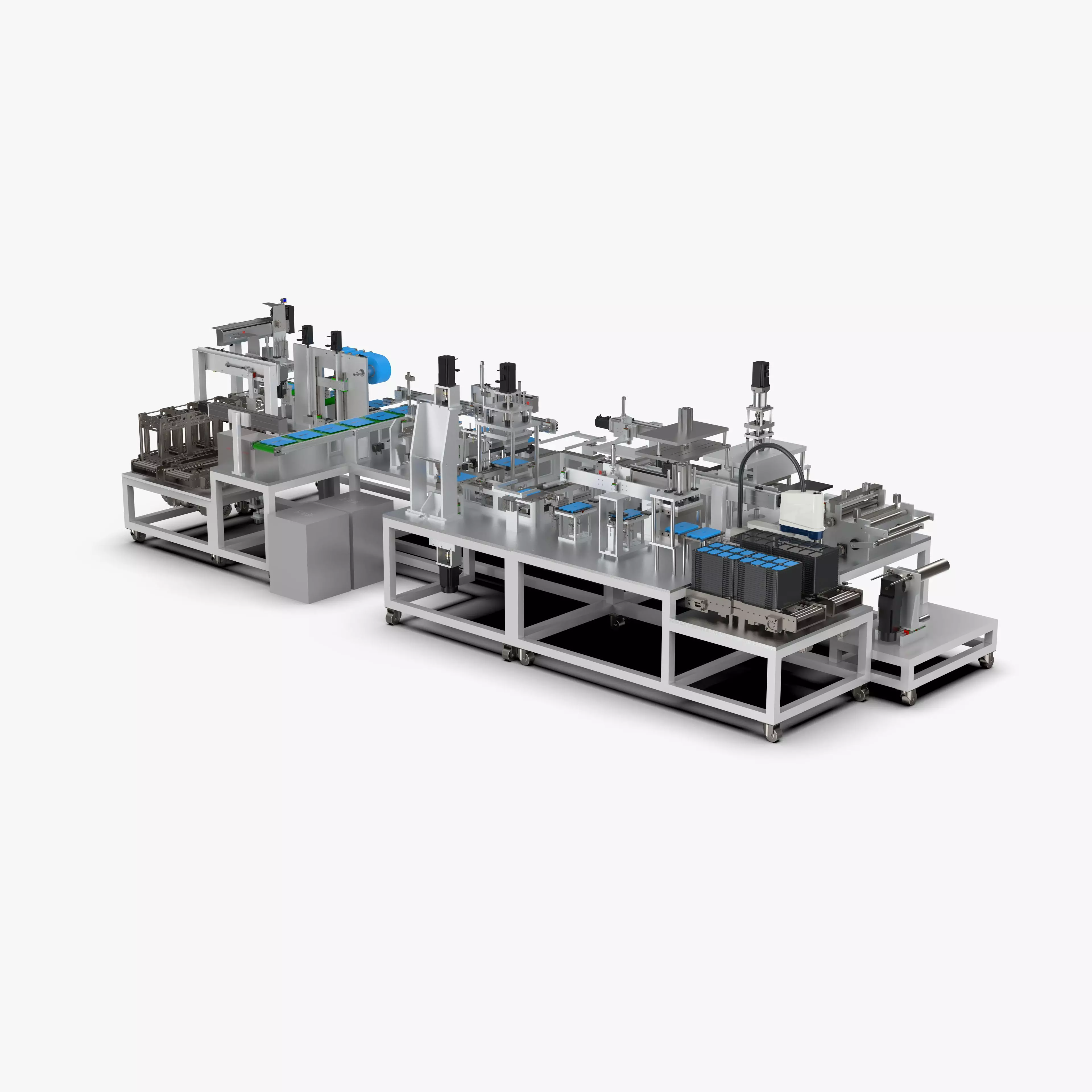Automatic Lithium Battery Corner Sealing Machine 3D model_0