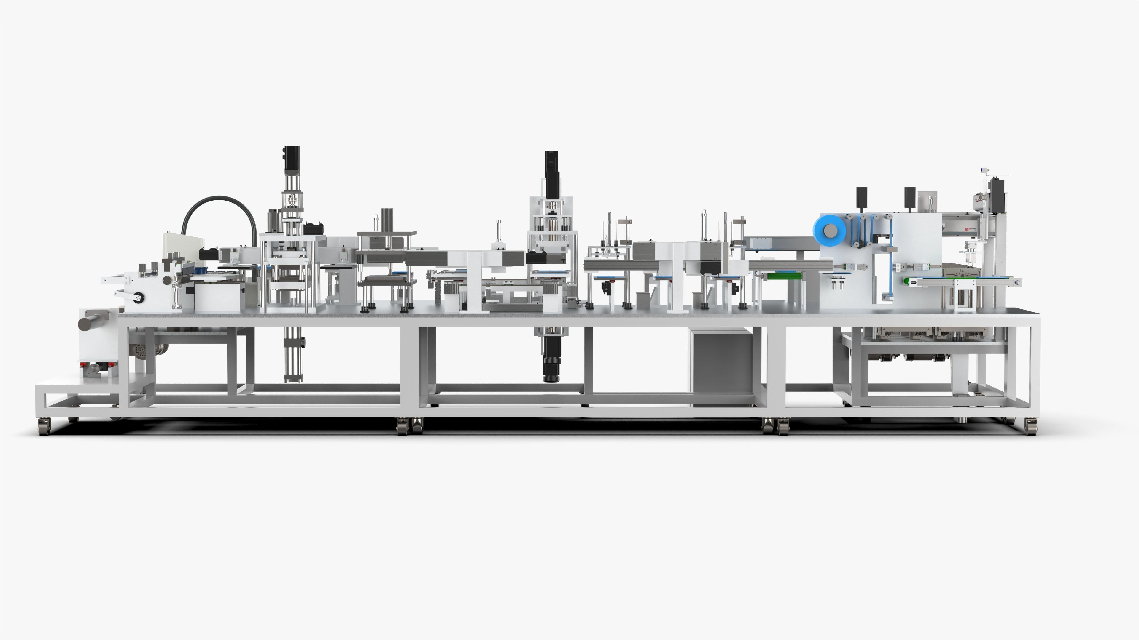Automatic Lithium Battery Corner Sealing Machine 3D model_5