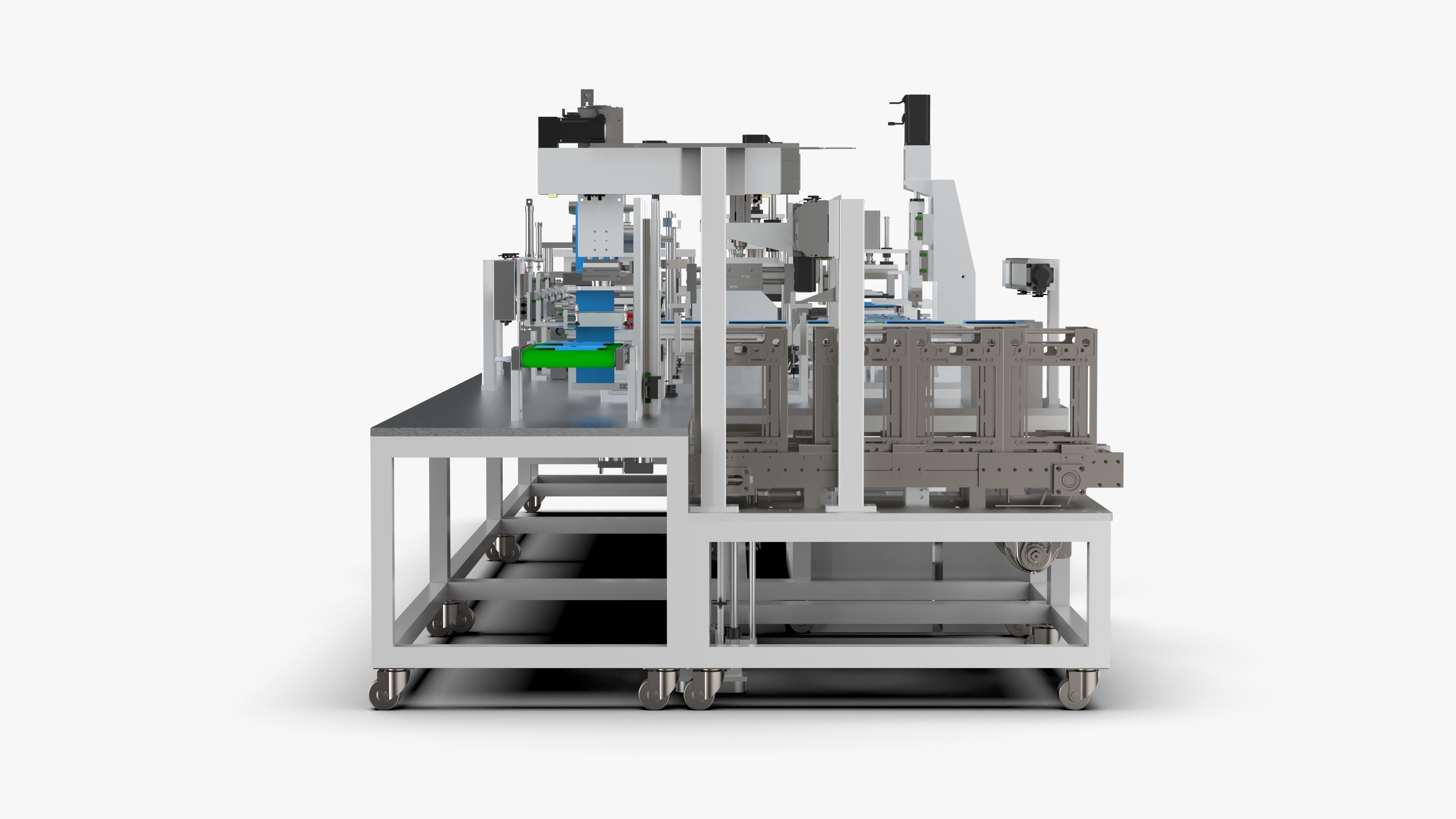 Automatic Lithium Battery Corner Sealing Machine 3D model_8