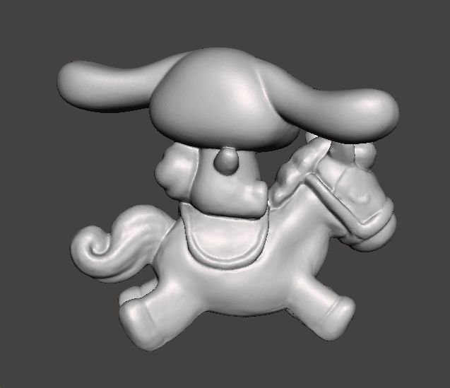 CINNAMOROLL ON UNICORN PVC FIGURE MODEL TOY GASHAPON 3D print model_1