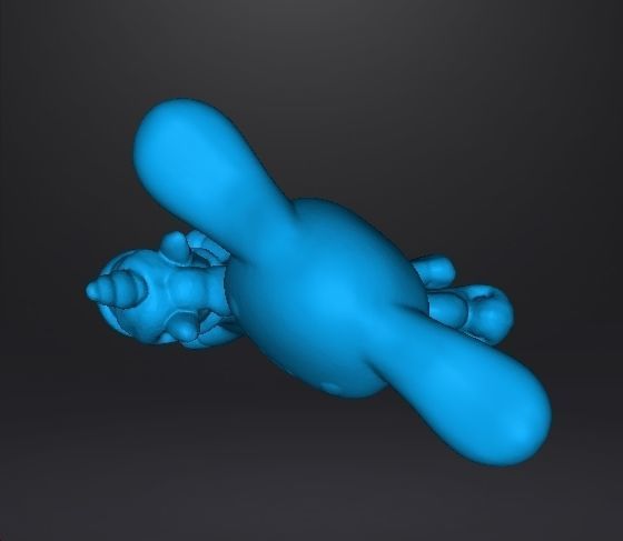 CINNAMOROLL ON UNICORN PVC FIGURE MODEL TOY GASHAPON 3D print model_9