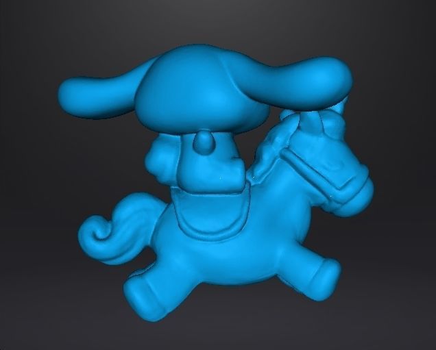 CINNAMOROLL ON UNICORN PVC FIGURE MODEL TOY GASHAPON 3D print model_7