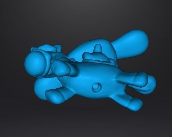 CINNAMOROLL ON UNICORN PVC FIGURE MODEL TOY GASHAPON 3D print model_10