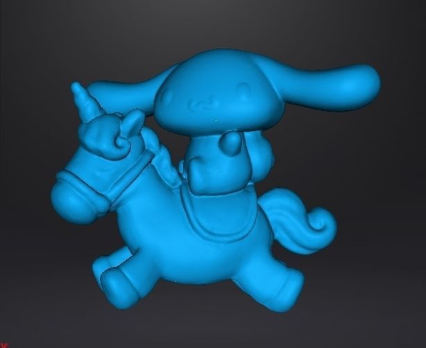 CINNAMOROLL ON UNICORN PVC FIGURE MODEL TOY GASHAPON 3D print model_6